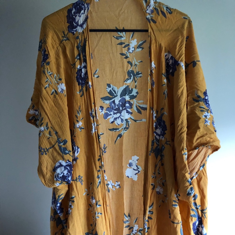 XL Flowered Kimono